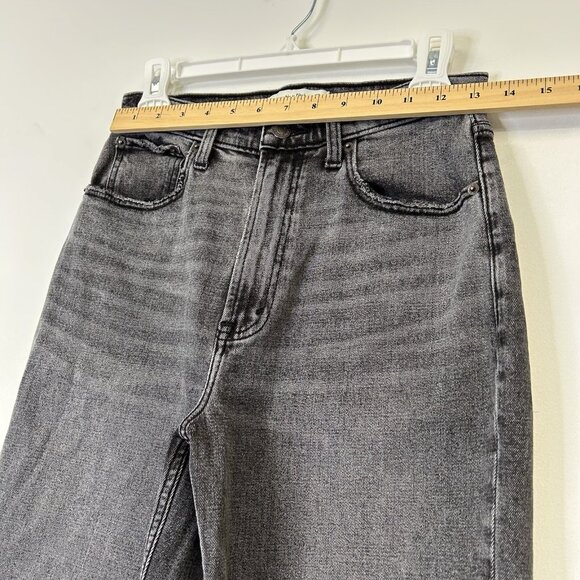 Abercrombie Fitch Ankle Straight Ultra High Rise Jeans Womens Size 28 Curve Love - Picture 6 of 9